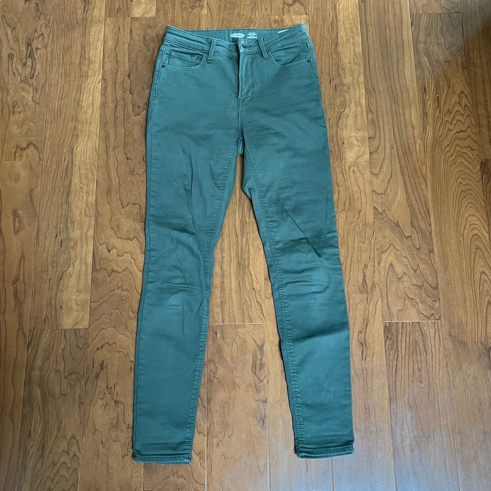 Old Navy Rockstar Super Skinny High Rise Built In Warm 2.